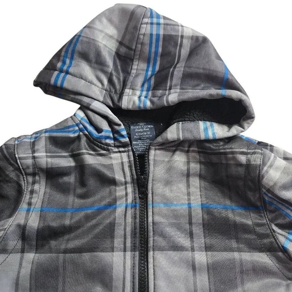 Faded Glory Plaid Boy jacket S6/7
